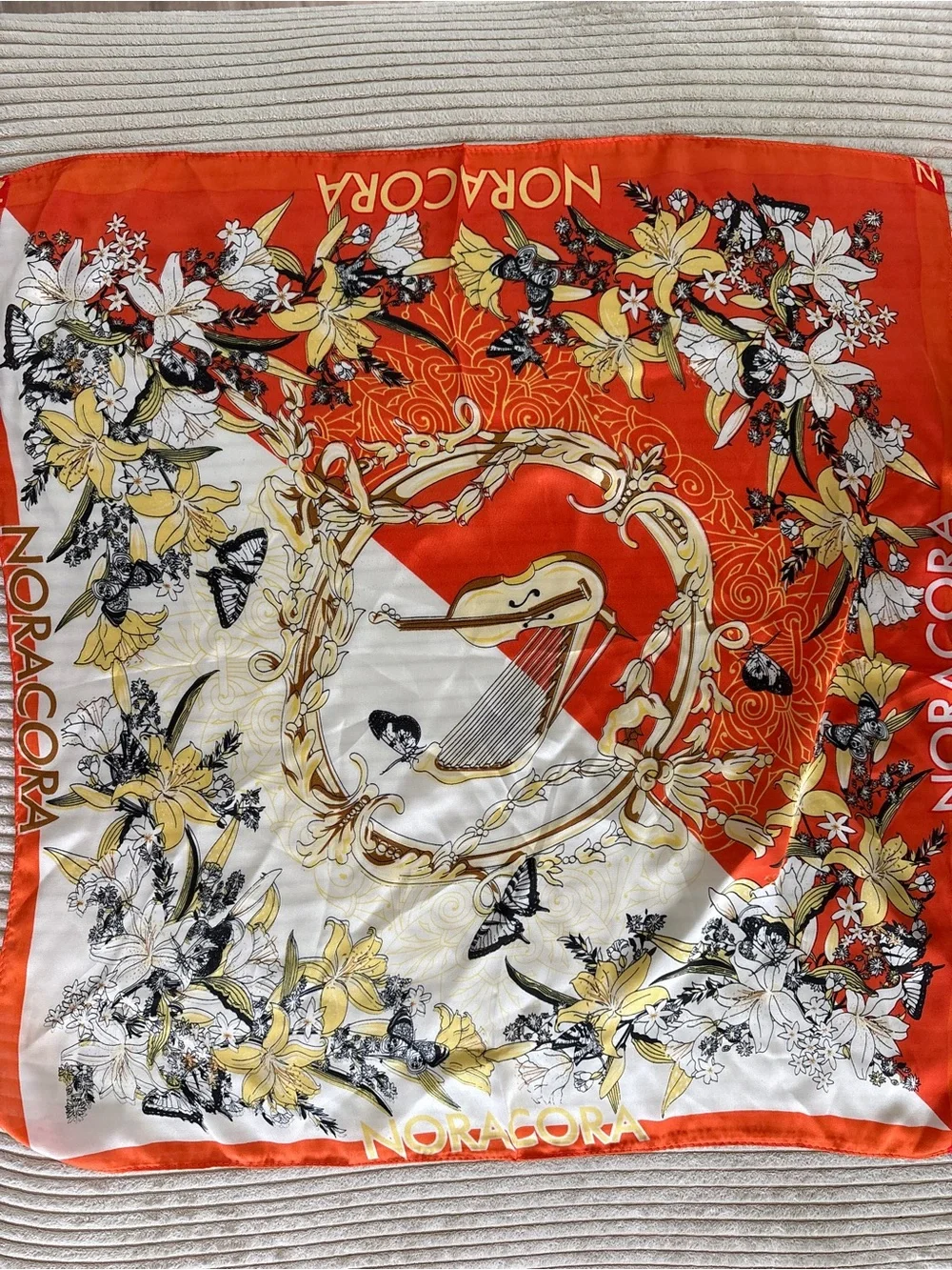 Noracora Floral Printed Scarf